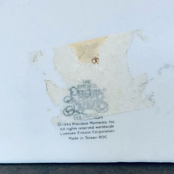 Precious Moments Christmas Nativity Porcelain Cross Charm Picture Frame - Picture 4 of 4